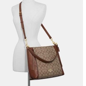 COACH Marlon Hobo In Signature Canvas